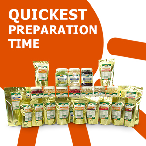 Quick prep time, minimal prep work, Mother Earth Products