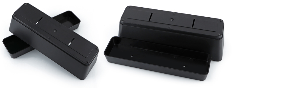 Rectangular Plant Pot-3-Black