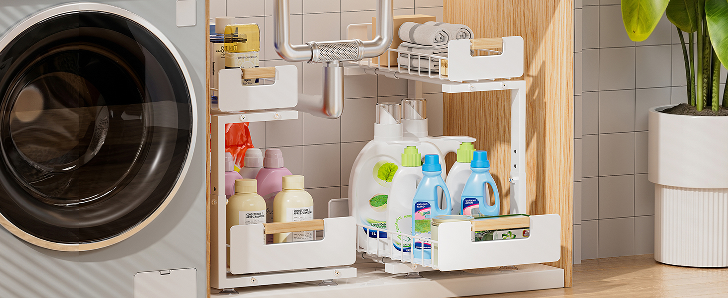 under bathroom sink organizer