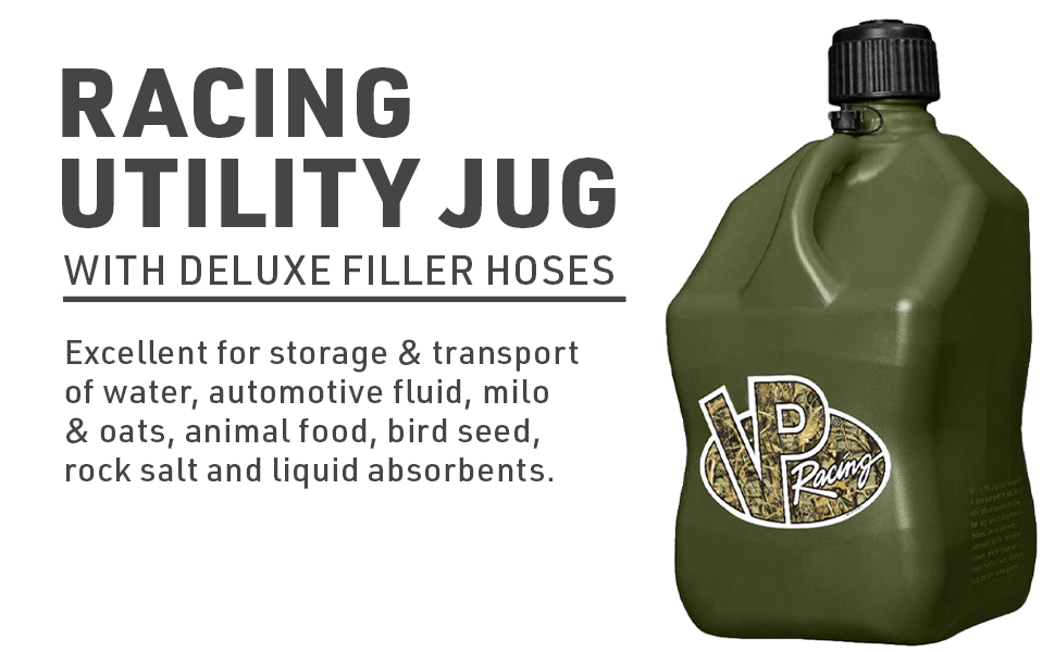 VP Racing Fuels 5 Gallon Square Racing Utility Jug