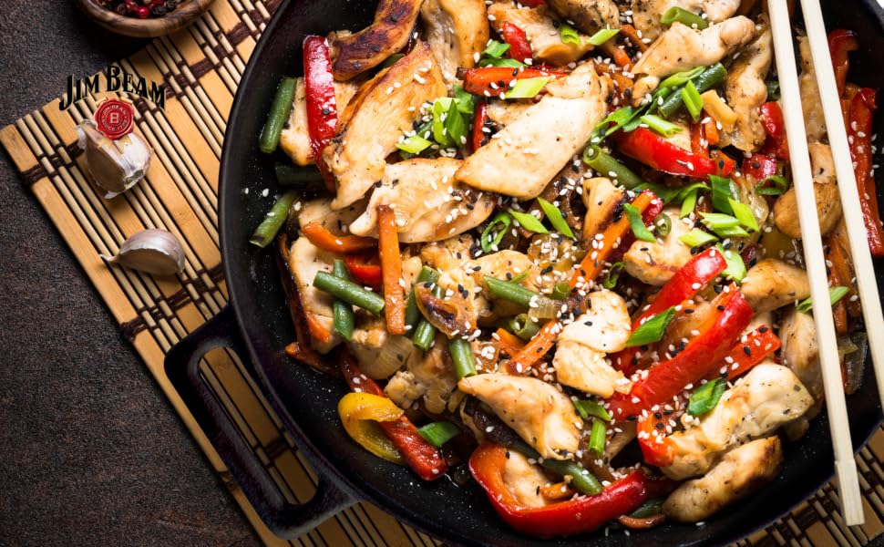 wok; grilling wok; cast iron wok; cast iron grilling wok; iron wok; outdoor cooking; bbq; grilling;