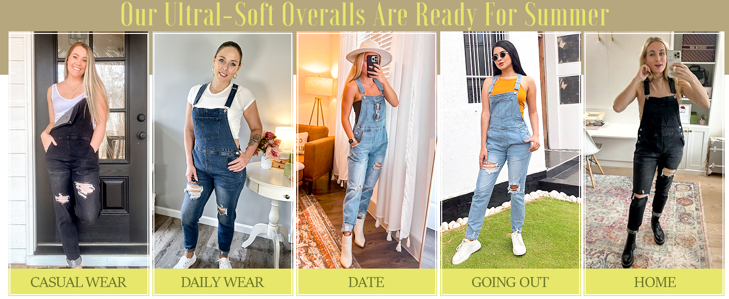 Denim Bib Overalls