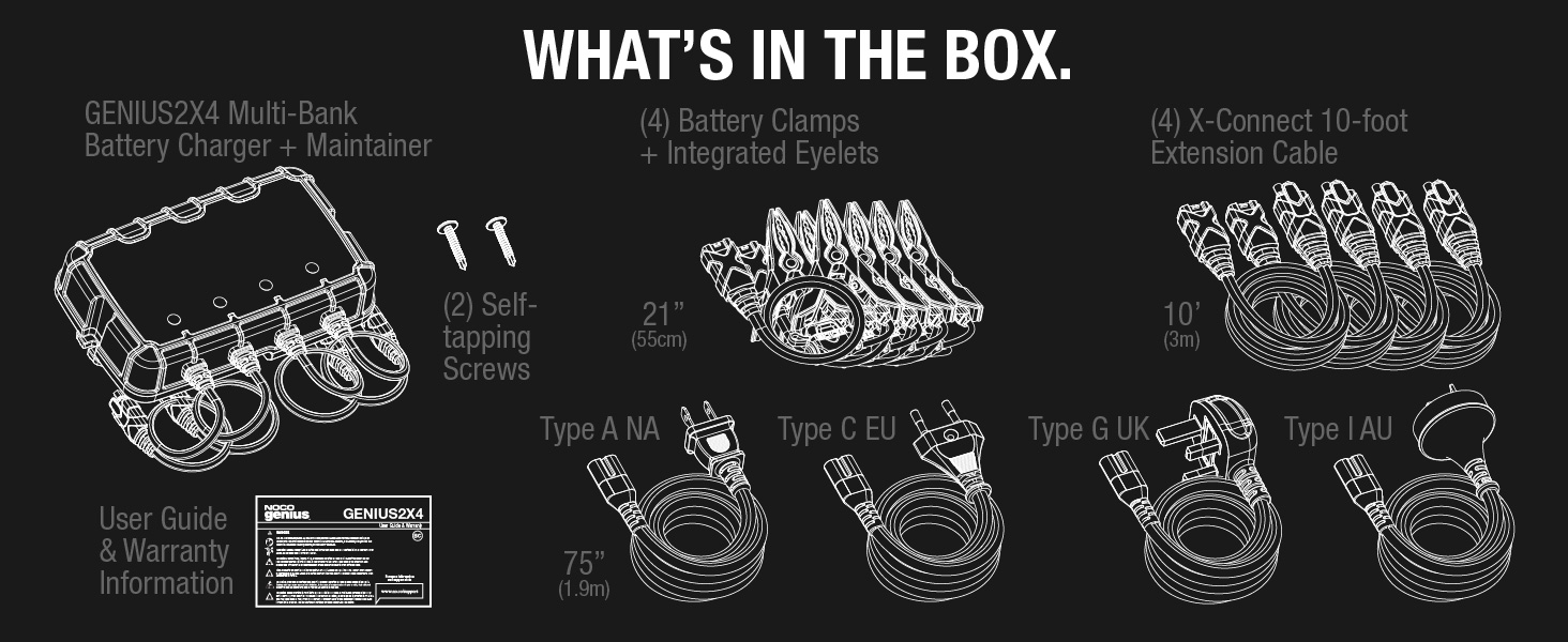 car battery charger 12v 6v automotive trickle maintainer double microprocessor trailer home 2 bank 4
