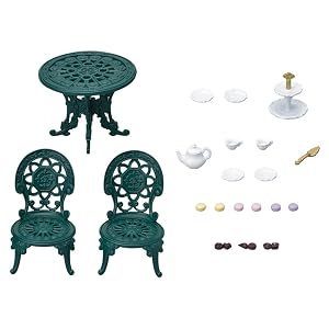 tea parties; doll tea party; outdoor doll furniture; doll furniture; realistic doll furniture; dolls