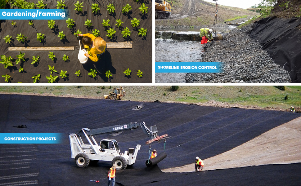 Super Geotextile weed barrier block control