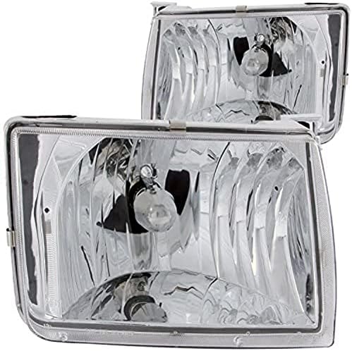 ANZO USA 111049 Crystal Headlight Set-Chrome