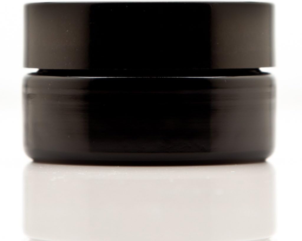 Infinity Jars 100 Ml (3.3 fl OZ) Glass Lotion Container with Lid, Refillable UV Cosmetic Jar for Creams, DIY, Travel, Body Butter | Small Wide Mouth Empty Lotion Jar, Airtight Cosmetic Container