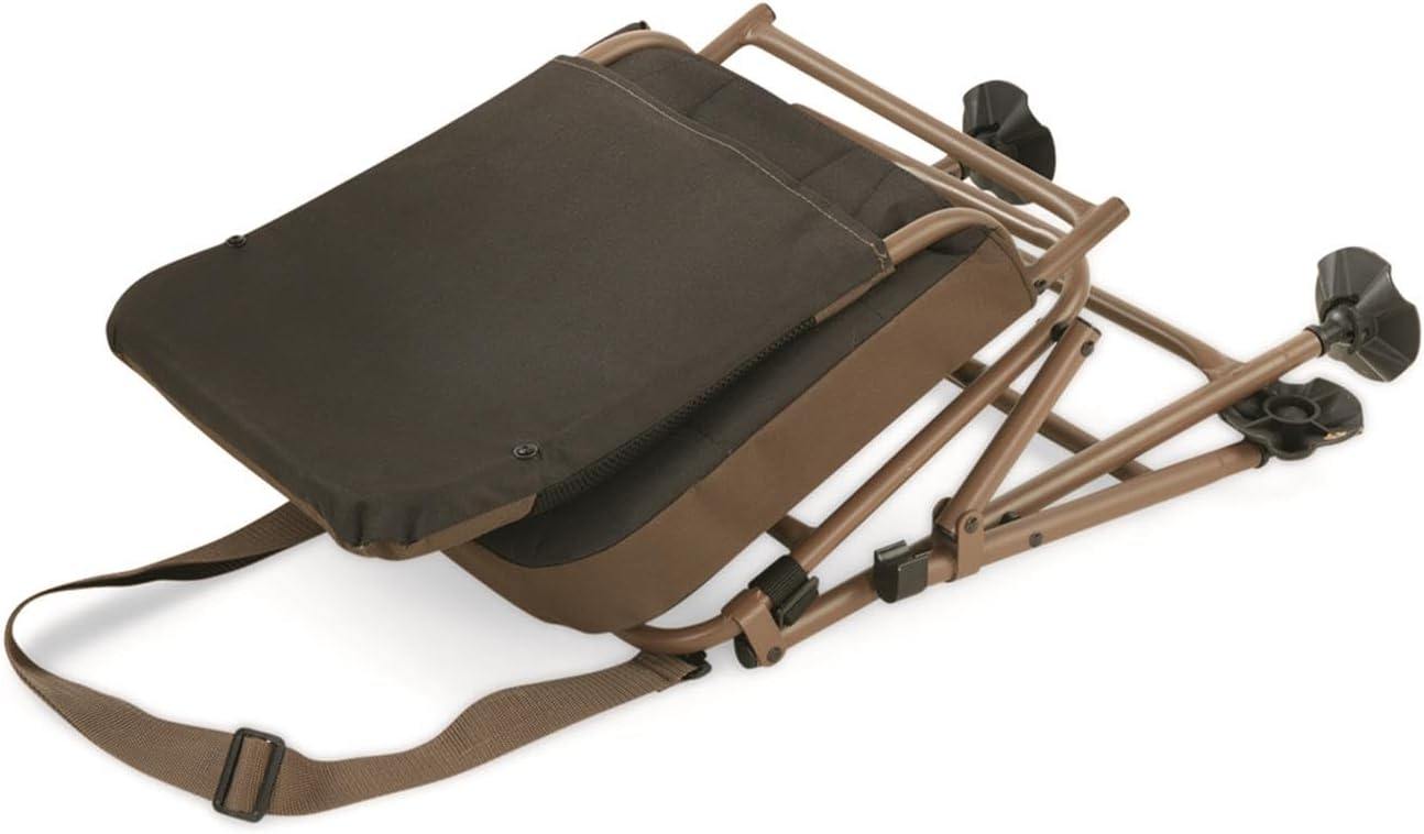 Guide Gear Huntrite 360 Swivel Hunting Blind Chair, 300 Pound Capacity, Folding, Lightweight, Portable, Padded Cushion Hunting Seat