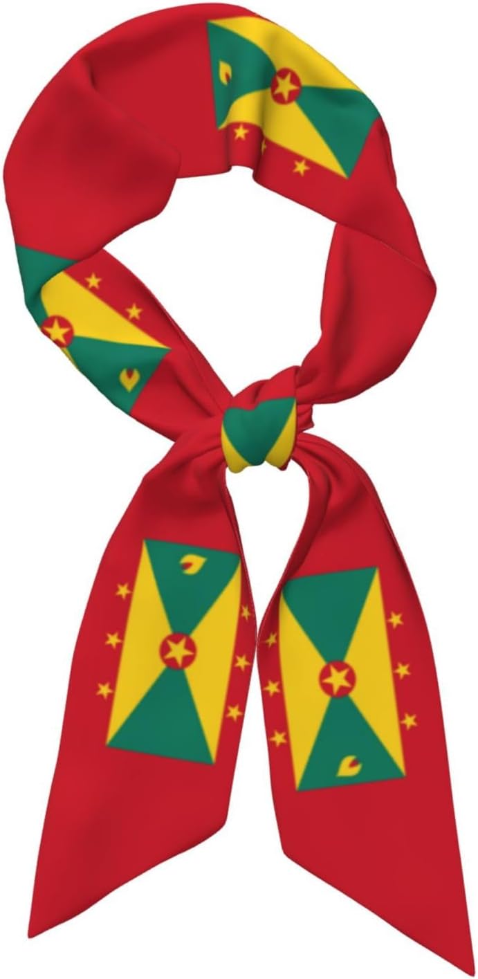 Country Flag Scarf For Women, Multi‑purpose Ribbon, Fashion Neck Hair Handbag Accessory, Versatile Bandana Headband