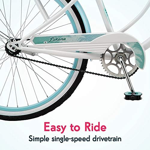 Kulana Lakona Shore, Tide or Wave Cruiser Bike, 20, 24 or 26 Inch Bike for Adults and Youth, 7 or Single Speed Beach Cruiser Bicycle