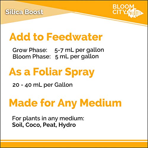 Bloom City Liquid Silica Boost Fertilizer & Supplement, 8 oz