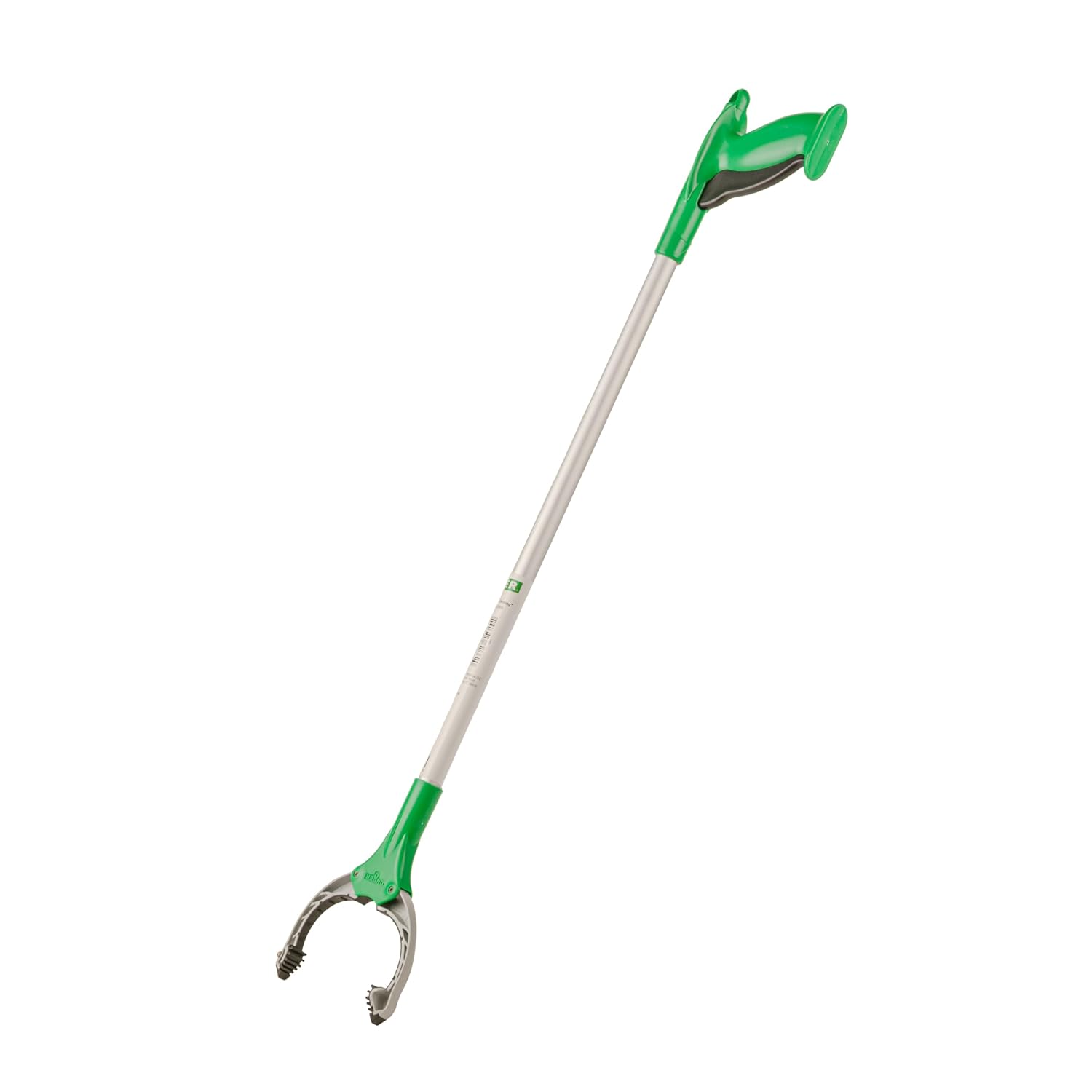 Unger NT080 Nifty Nabber Trigger-Grip Extension Arm, 32in, Aluminum/Green