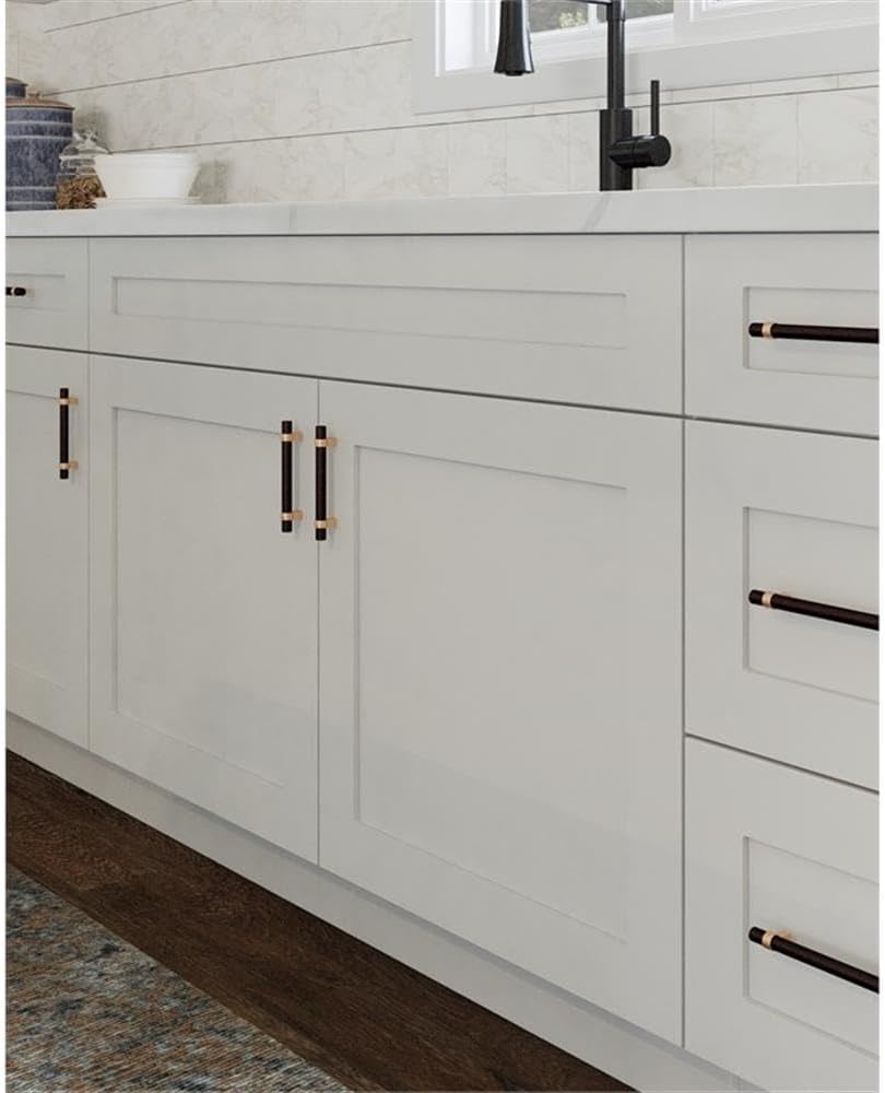 Design House Brookings Kitchen Sink Base Cabinet, 36", White | Floor Mount, Contemporary/Modern, Wood, Kitchen, 561498