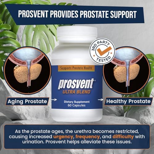 Prosvent Ultra Prostate Support with Cranberry, 60 Capsules