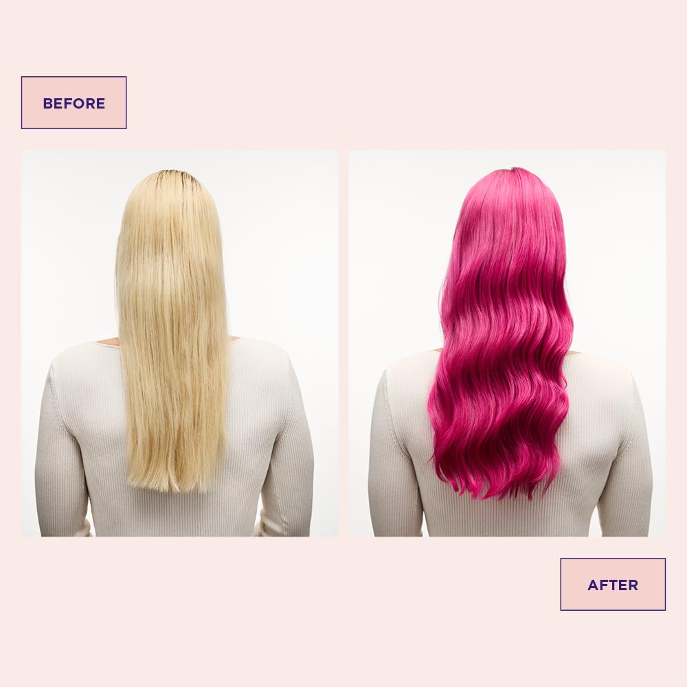 Maria Nila, Color Refresh Pink Pop, Pink Hair Mask, Semi-Permanent Pigments, 100% Vegan & Sulfate/Paraben free