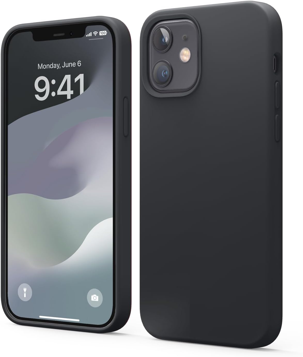 elago Premium Liquid Silicone Case for iPhone 12 Mini Lavender
