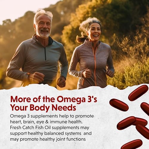 Barlean's Orange Omega-3 Fish Oil Softgels, 1300mg EPA & DHA, 60ct | Wild-caught fish oil, Ultra-high potency EPA DHA omega-3, Burpless, Non-GMO