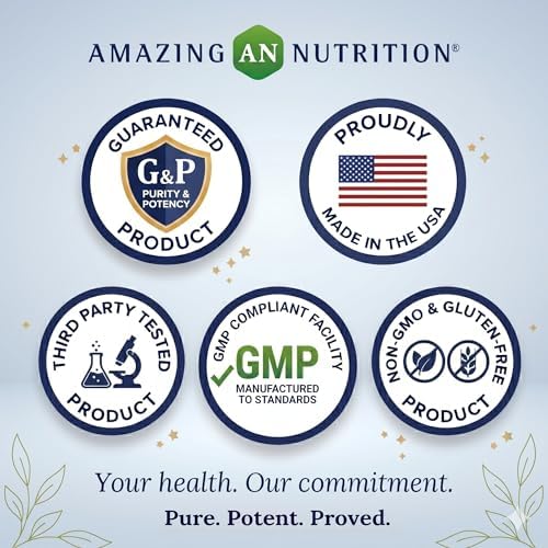 Amazing Formulas Glucosamine Chondroitin & MSM Supplement | 1850 Mg per Serving | 240 Capsules | Non-GMO | Gluten-Free | Made in USA