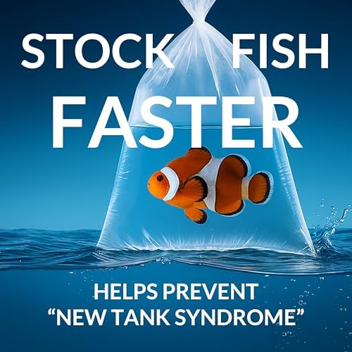 Saltwater Complete – Live Nitrifying Bacteria Blend for Saltwater & Reef Aquariums - Instant Cycle Marine Tank Starter - Removes Ammonia Nitrite - Clarifier - Safe for Fish Coral Invertebrates - 1Gal