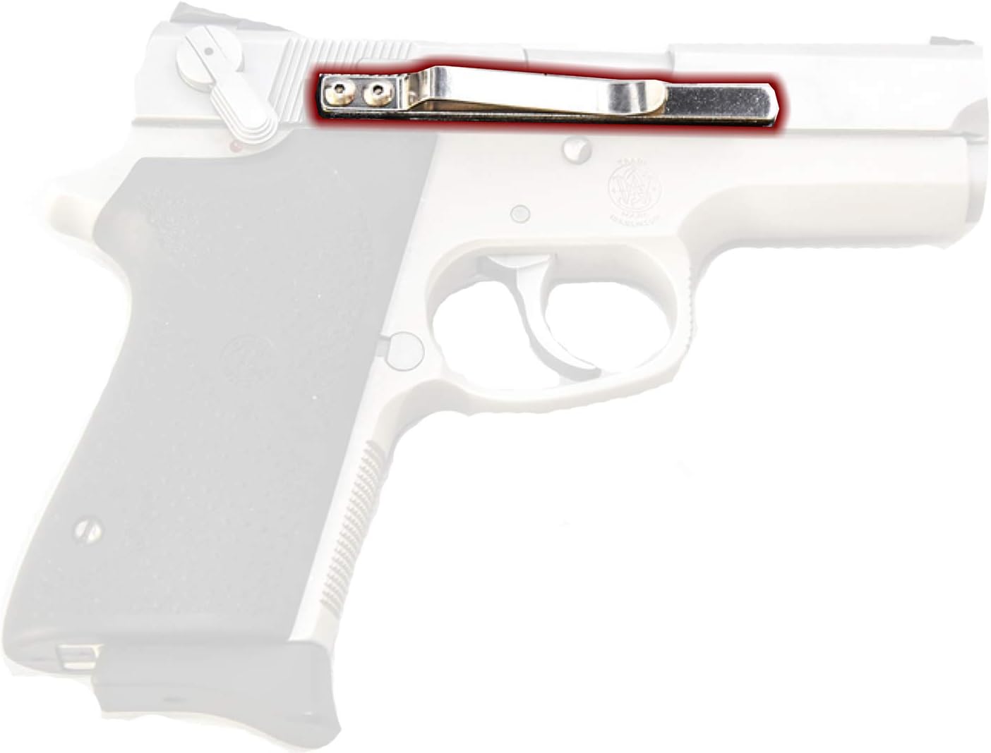 ClipDraw Gun Clip, Low Profile Slim Concealed Carry Easy Install American Made