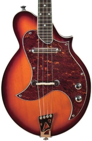 Kentucky KM-300E 4-String Electric Mandolin – Traditional Sunburst, Solid Basswood Body, Maple Neck, Gig Bag Included