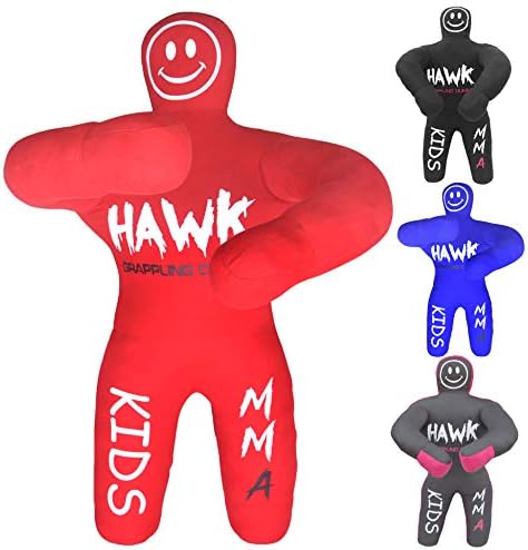 Hawk Sports HWK Kids Grappling Dummy & Baby Wrestling Dummy for Kids Lightweight Life-Size Training Model with Moveable Limbs for MMA, Jiu Jitsu, Judo