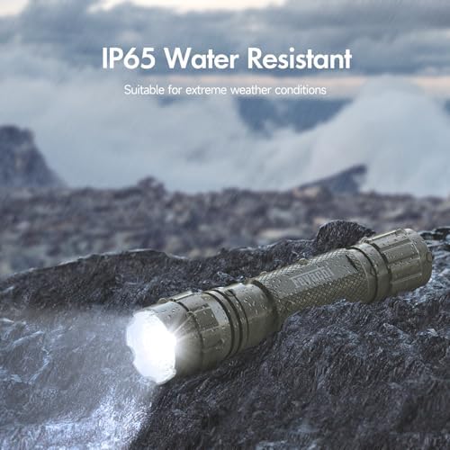 Feyachi FL22 Tactical Flashlight 1200 Lumens LED Light M Lock Rail Mount Ar Flashlight with Pressure Switch