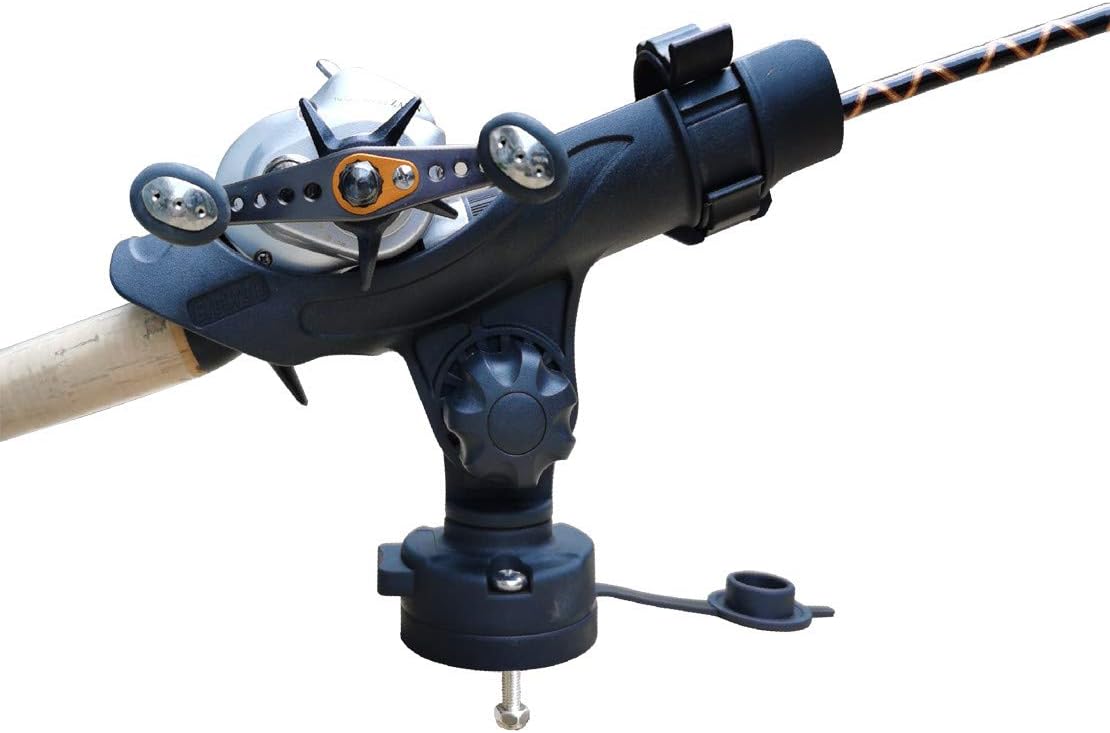 Brocraft Kayak/Boat Power Lock Rod Holder/Power Lock Rod Holder with EasyLock Flush Deck Mount