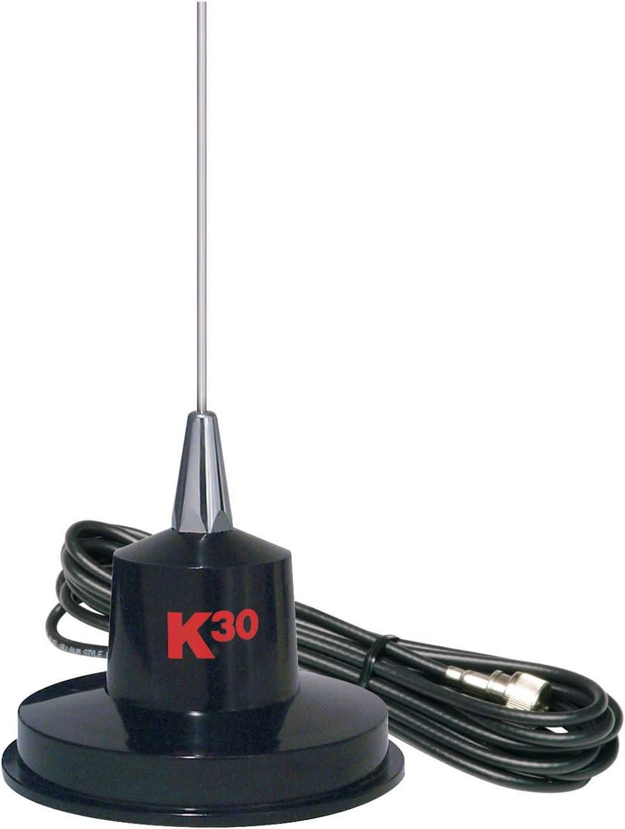 K30 35" Magnet Mount Stainless Steel CB Antenna - 300 Watts