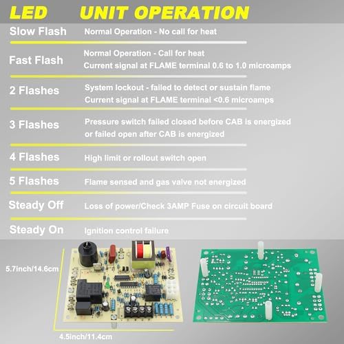 60105 Ignition Control Board PCB Fit For Mr Heater, HeatStar MHU&HSU Series | New Fit for Enerco