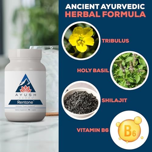 Ayush Herbs Rentone, Kidney Support Supplement with Cranberry, 90 Servings | Kidney Cleanse Pills for Women & Men, Urinary Health & Bladder Function