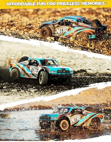 1/8 Scale Brushless RC Cars for Adults，Max 40mph Electric Off-Road Monster Truck
