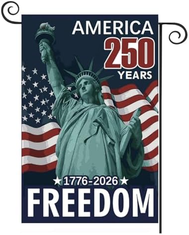 American Flag USA Garden Flag 12 x 18 - Patriotic Double Sided Small Flags for Yard
