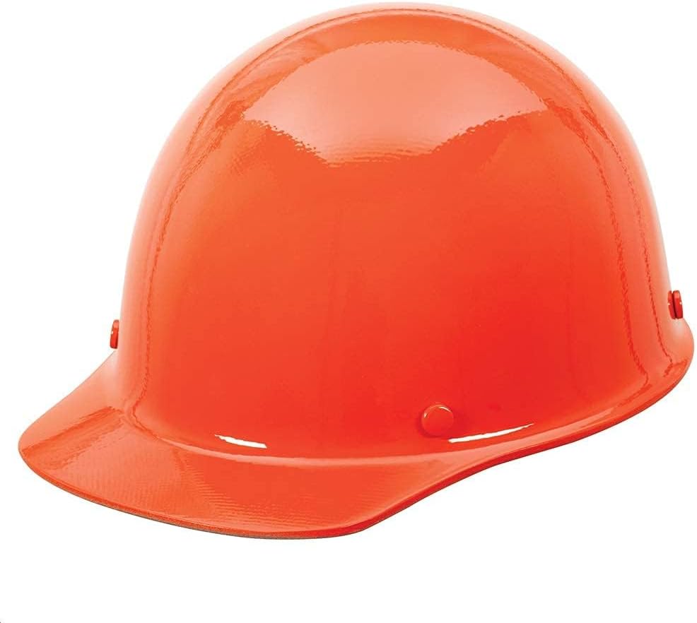 MSA Skullgard Cap Style Safety Hard Hat with Suspension - Non-Slotted Cap, Made of Phenolic Resin, Radiant Heat Loads up to 350F | Staz-On Pinlock Suspension