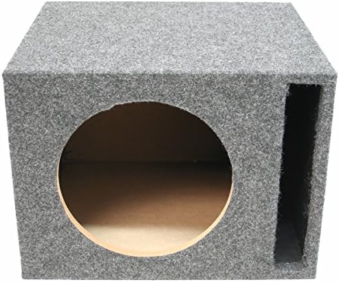 American Sound Connection Car Audio Single 15" Vented Subwoofer Stereo Sub Box Ported Enclosure 5/8" MDF