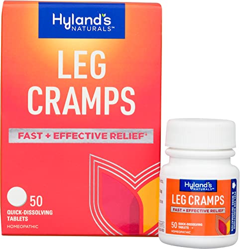 Hyland's Leg Cramps, Relief of Leg, Calf, Charley Horses, and Foot Cramps, 50 Quick-Dissolving Tablets