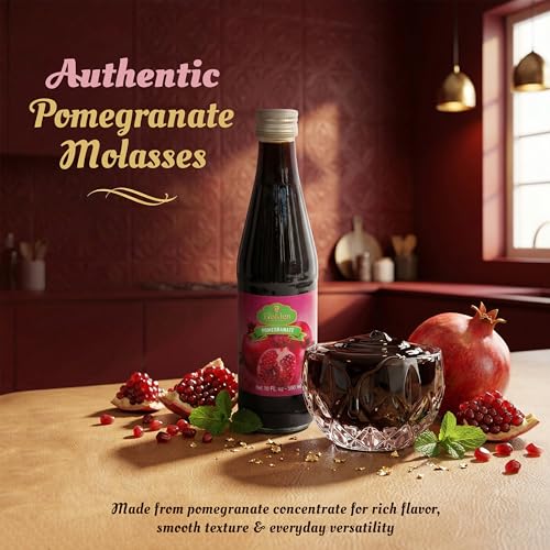 Golden Pomegranate Molasses, 10 fl oz, Non-GMO, Gluten Free, Sugar Free