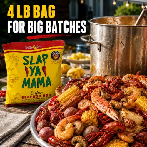 Slap Ya Mama Cajun Seafood Boil Seasoning for Crawfish, Crab and Shrimp
