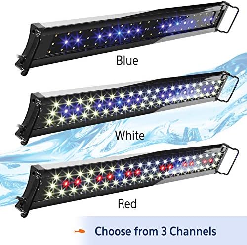Aqueon Optibright Plus LED Fish Tank Aquarium Lighting System with Remote Control, 30 to 36 Inch | Plus, With Remote Control