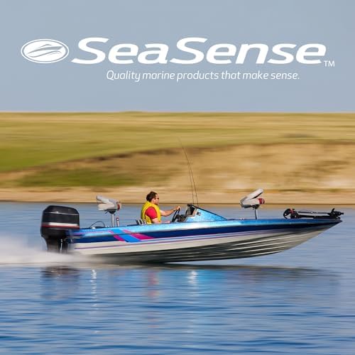 SeaSense 3-Rack Fishing Rod Holder for Your Boat, Pontoon, Garage – Convenient Storage for Fishing Poles, Pliers, Filet Knives & Other Gear – Mounting Hardware Included, Snaps Together Easily
