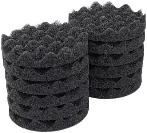 Bio-Foam Filter Pads Non But Suitable Fit Fit for Fluval FX5 / FX6 Filters(Pack of 12)