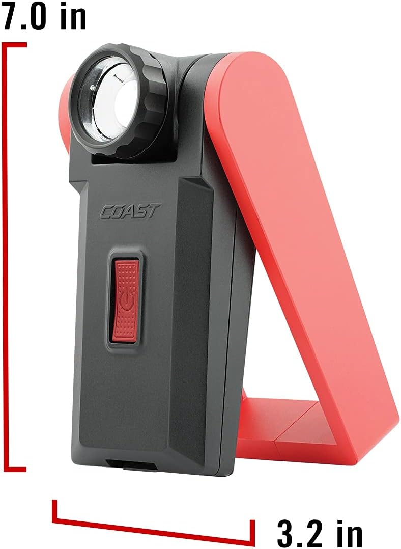 Coast PM300 700 Lumen Magnetic Focusing Worklight with 360-Degree Rotating Handle and Pivoting Beam