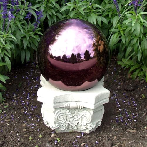 Echo Valley 8100 10-Inch Glass Gazing Globe, Mirror Finish, Blue