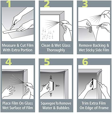 BDF 1BKOT Static Cling Window Film Opaque Privacy Blackout - 36in X 22ft