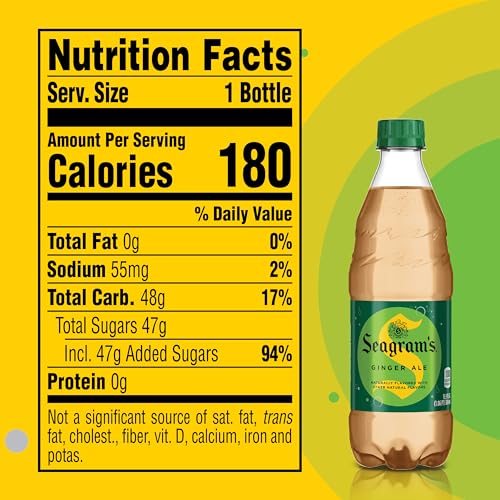Seagram's Ginger Ale, 12 fl oz, 12 Pack