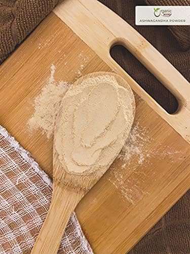 Organic Way Premium Ashwagandha Root Powder (Withania somnifera) - Organic & Kosher Certified | Vegan | Non GMO & Gluten Free | USDA Certified