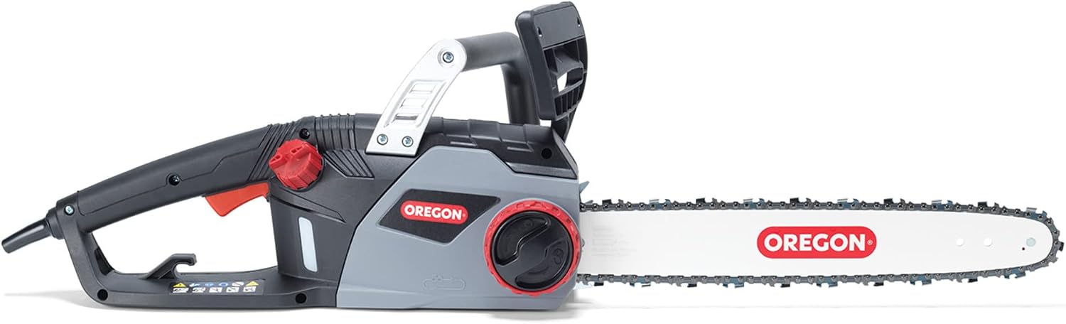 Oregon CS1400 15 Amp Electric Chainsaw, Powerful Corded Electric Saw with 16-Inch Guide Bar & ControlCut Saw Chain, Quiet & Low Kickback