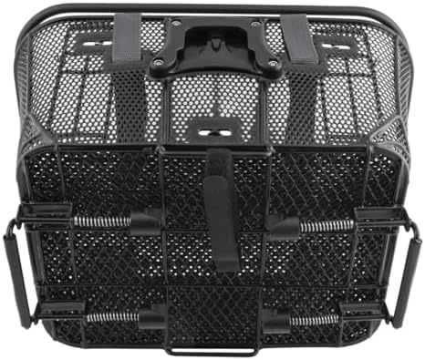 Axiom Pet Basket with Rack and Handlebar Mounts (Black)