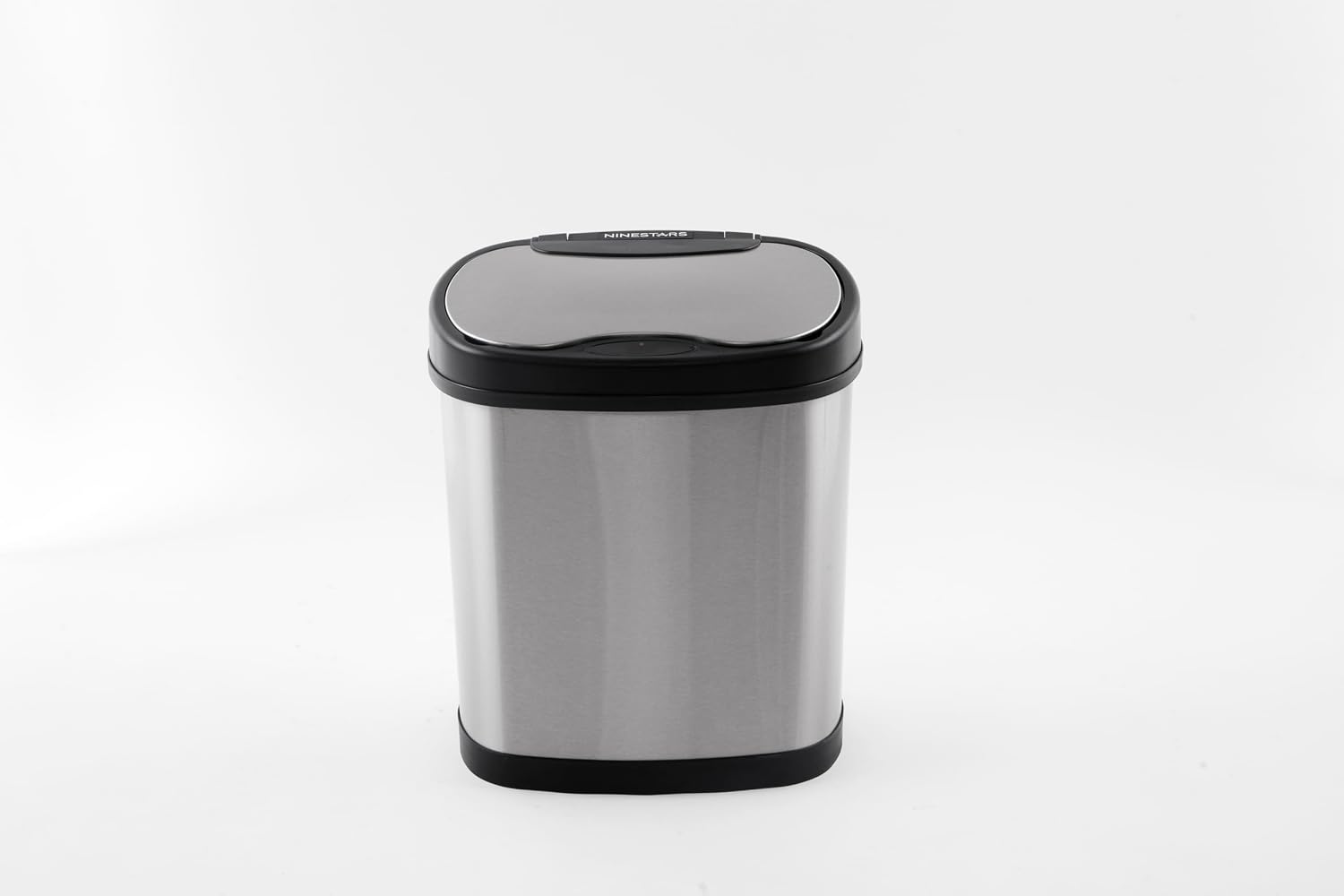 Ninestars Two-Piece Automatic Trash Can Combo Set, 13 Gal (50L) & 3 Gal (12L) Touchless Motion Sensor Garbage Cans with Odor-Sealing Lids