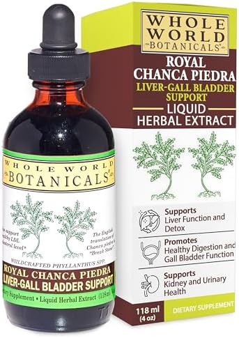 Whole World Botanicals Royal Chanca Piedra – Liver & Gallbladder Support – Herbal Supplement – Liquid Extract 4 oz – Traditional Amazon Herb